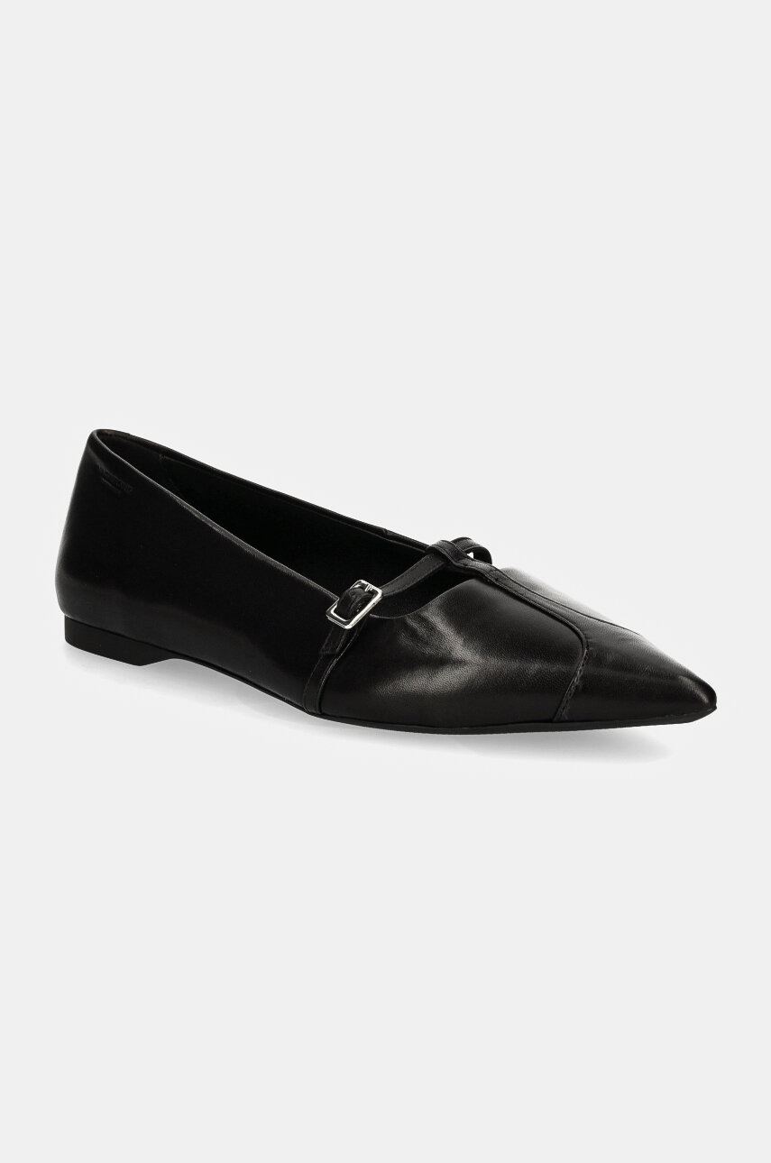 Vagabond Shoemakers balerini de piele HERMINE culoarea negru, 5833-001-20