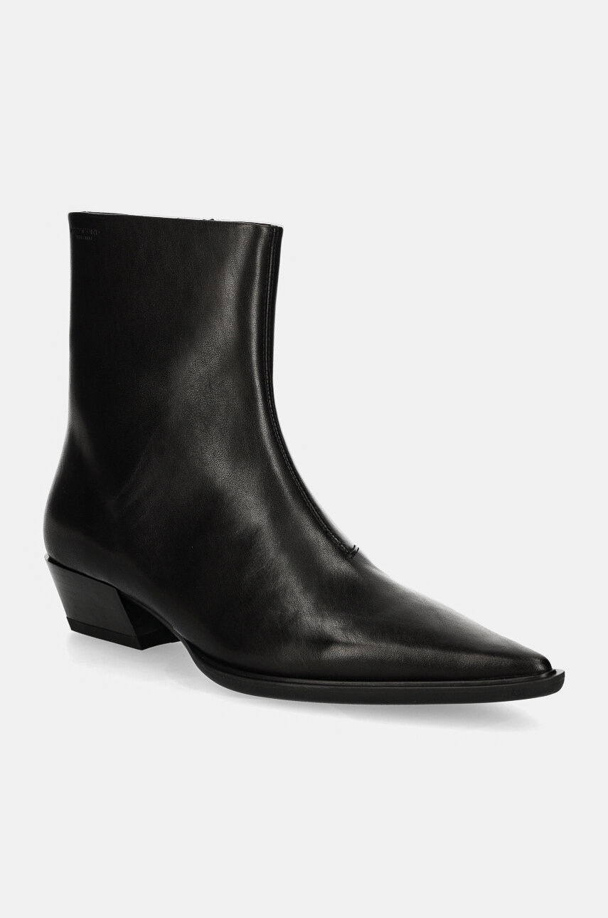 Vagabond Shoemakers cizme de piele CASSIE femei, culoarea negru, cu toc drept, 5850-201-20