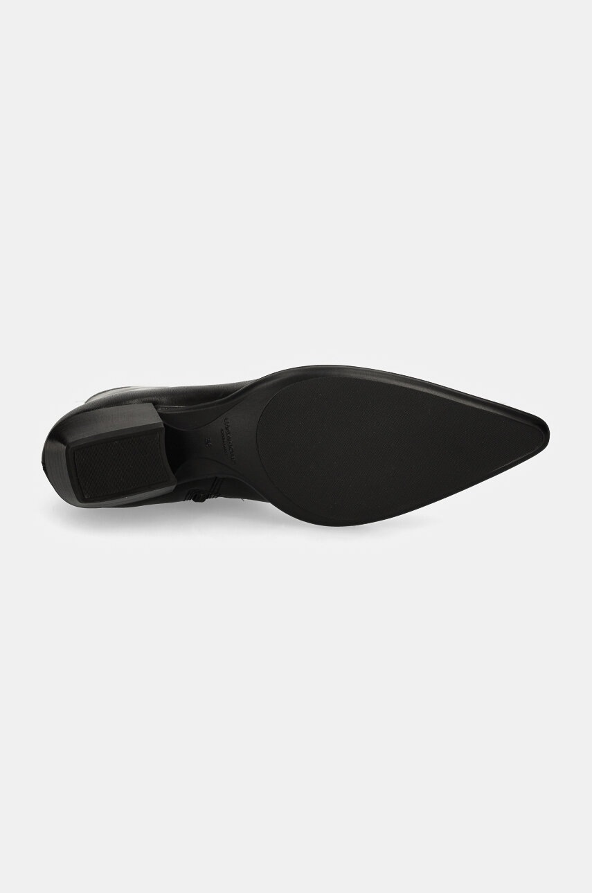 Шкіряні черевики Vagabond Shoemakers CASSIE жіночі колір чорний каблук блок 5850-201-20 