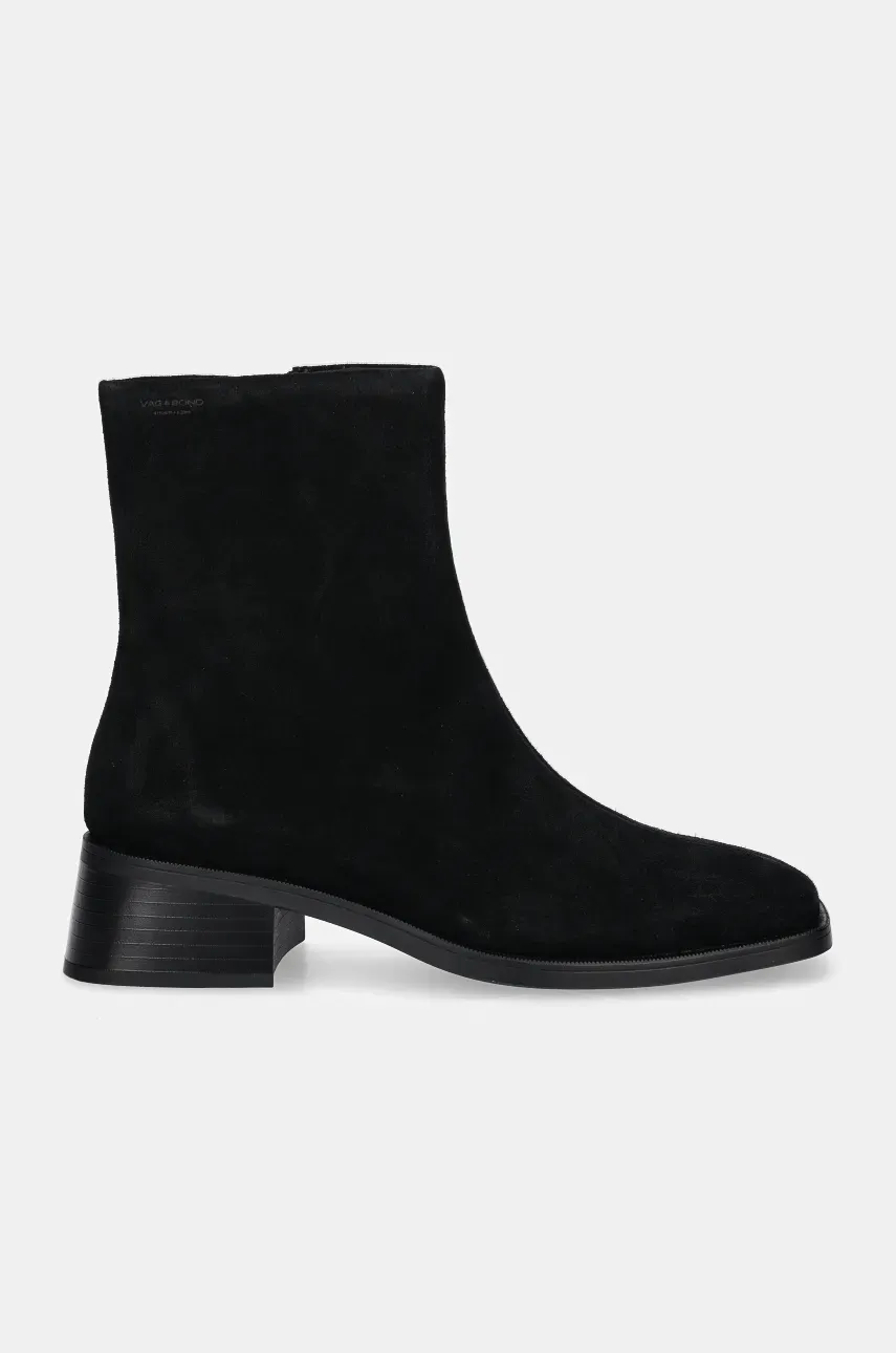 Замшевые ботинки Vagabond Shoemakers BLANCA женские цвет чёрный каблук кирпичик 5217-240-20 Замшевые ботинки Vagabond Shoemakers BLANCA женские цвет чёрный каблук кирпичик 5217-240-20