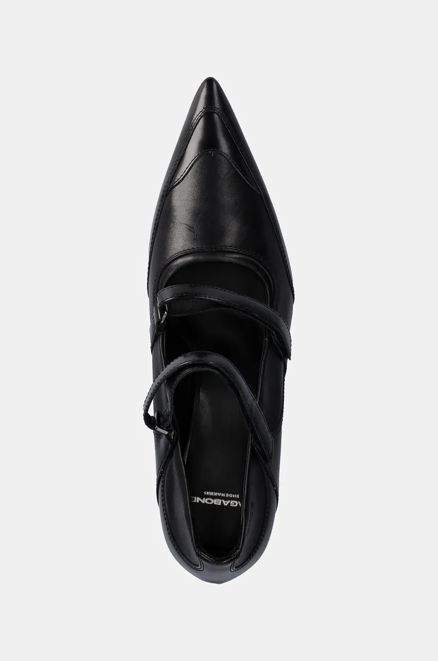 Δερμάτινες γόβες Vagabond Shoemakers LYKKE χρώμα: μαύρο, 5814-302-20 φωτογραφία