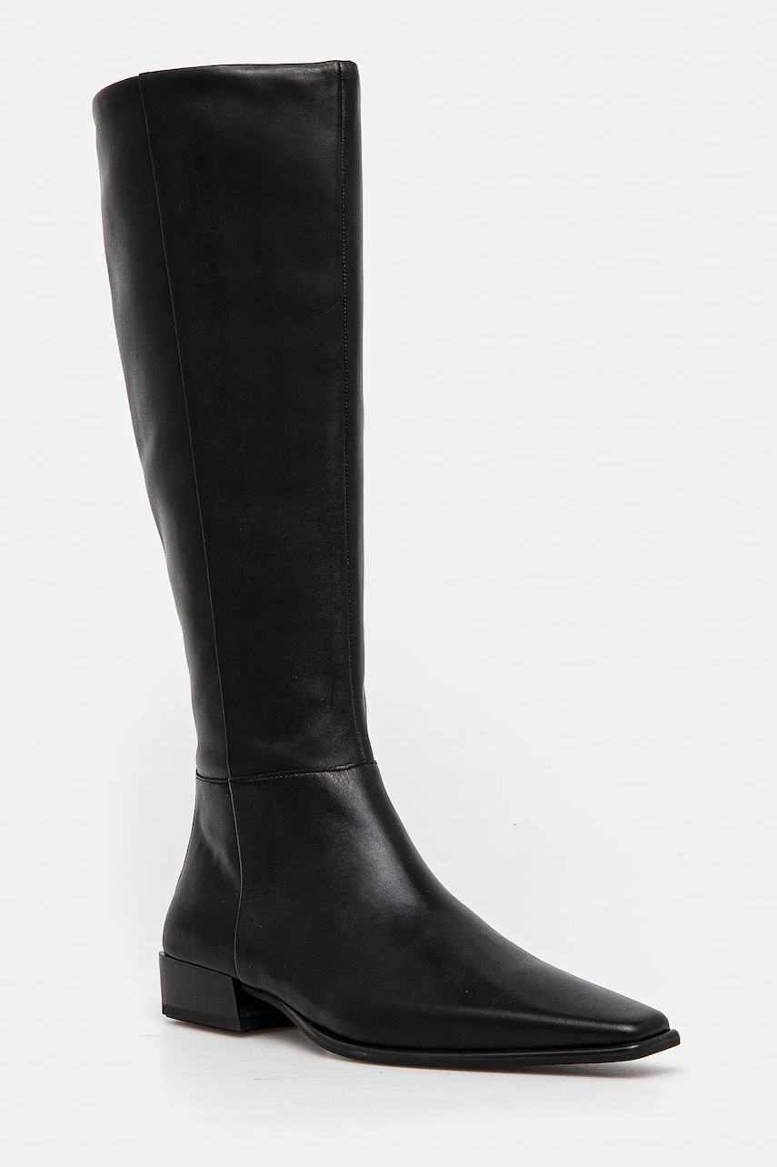 Vagabond Shoemakers ghete de piele NELLA femei, culoarea negru, cu toc plat, 5816-101-20 Vagabond Shoemakers ghete de piele NELLA femei, culoarea negru, cu toc plat, 5816-101-20