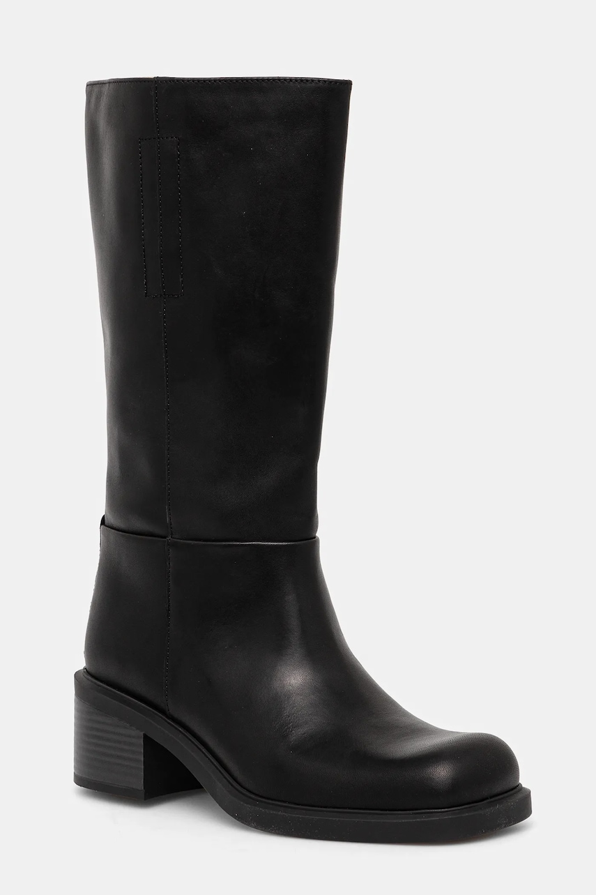 Vagabond Shoemakers ghete de piele DANIELLA femei, culoarea negru, cu toc drept, 5820-001-20