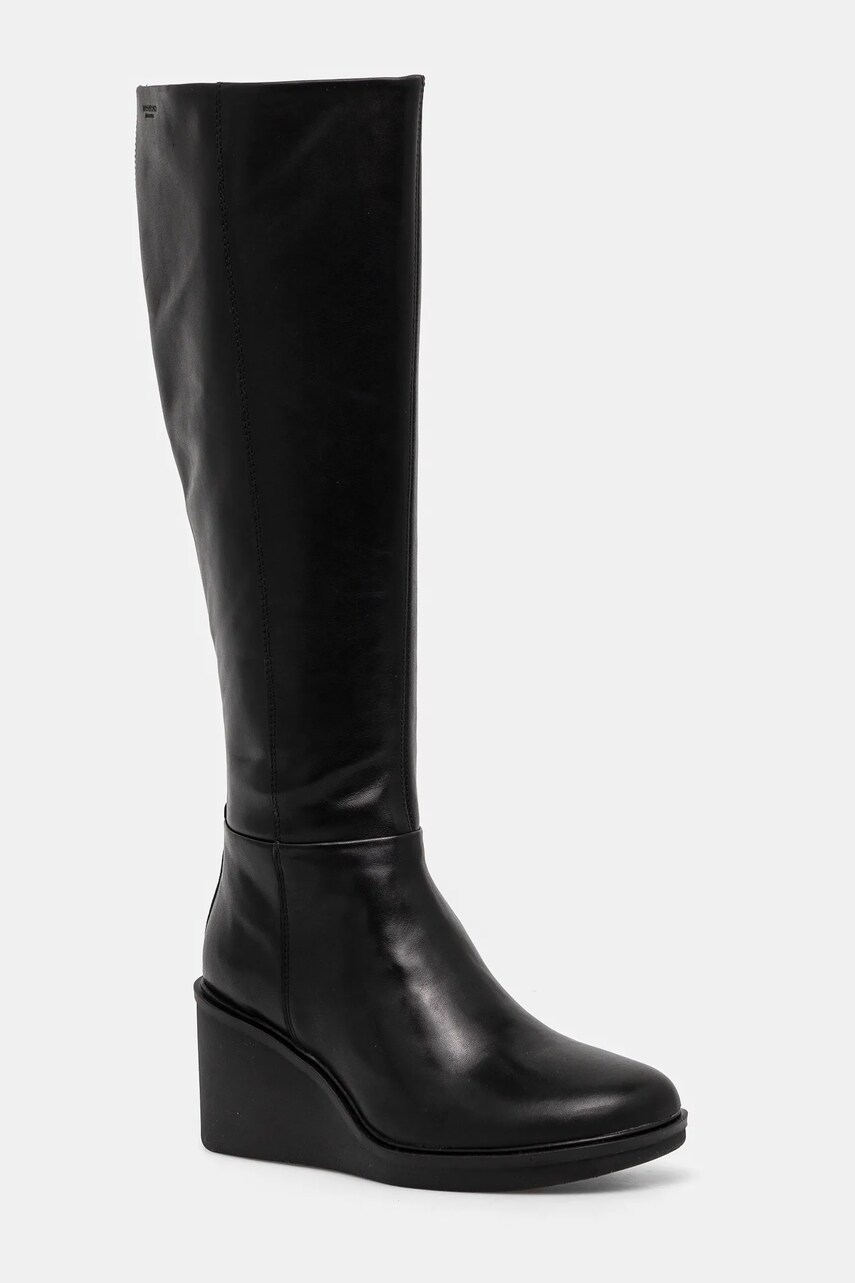 Vagabond Shoemakers ghete de piele DEENA femei, culoarea negru, toc pana, 5832-001-20