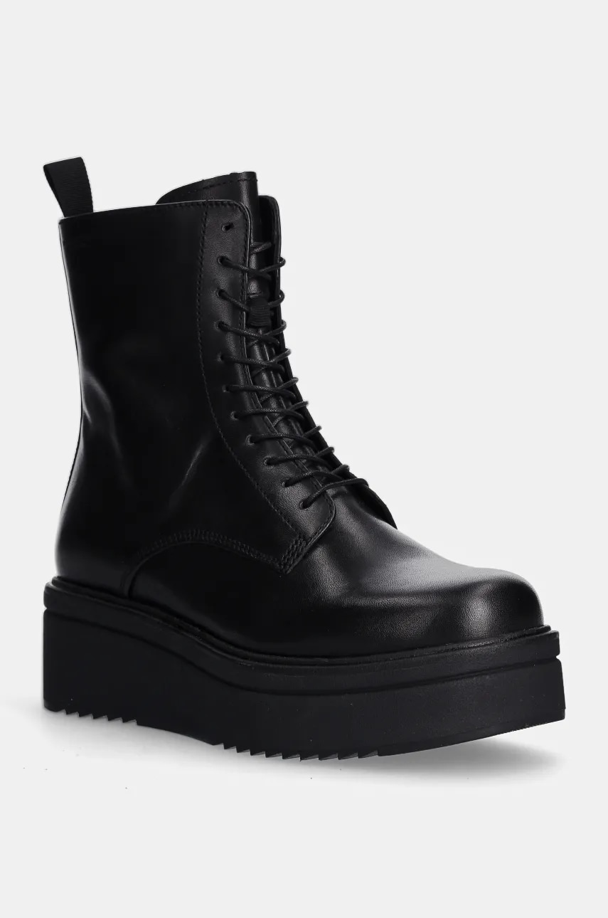Vagabond Shoemakers cizme de piele TARA femei, culoarea negru, cu platforma, 5846-001-20 Vagabond Shoemakers cizme de piele TARA femei, culoarea negru, cu platforma, 5846-001-20