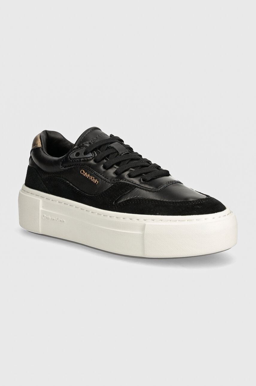 

Маратонки Calvin Klein FF CUPSOLE LACE UP W/ML MIX M в черно HW0HW02125, Черен