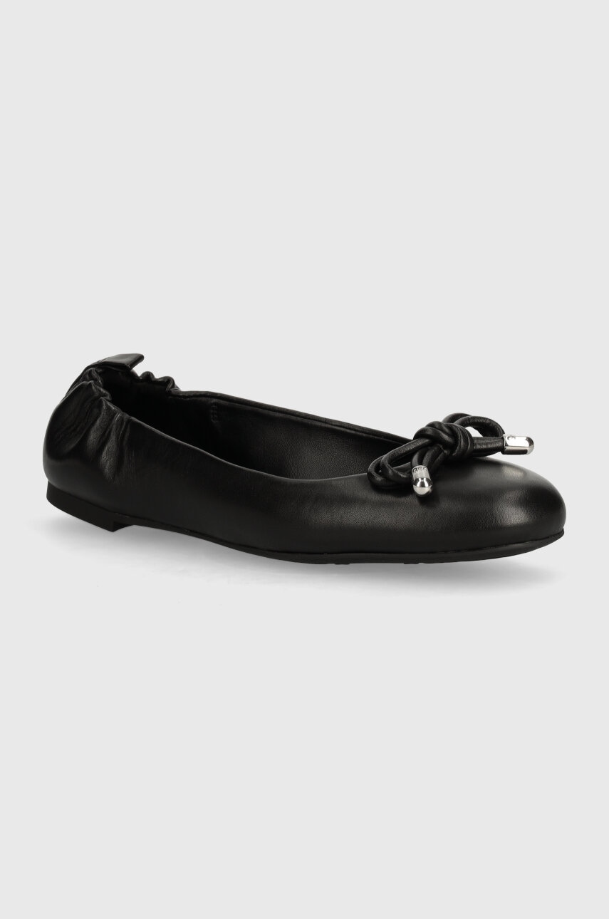 MICHAEL Michael Kors balerini de piele Astra culoarea negru, 40T4ATFP1L 001 MICHAEL Michael Kors balerini de piele Astra culoarea negru, 40T4ATFP1L 001