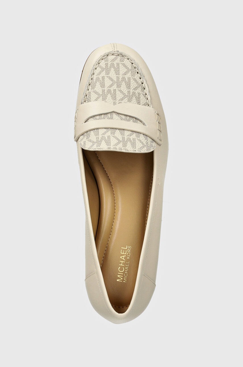 Туфлі MICHAEL Michael Kors Frances колір бежевий каблук блок 40T4FRMP1B 289 