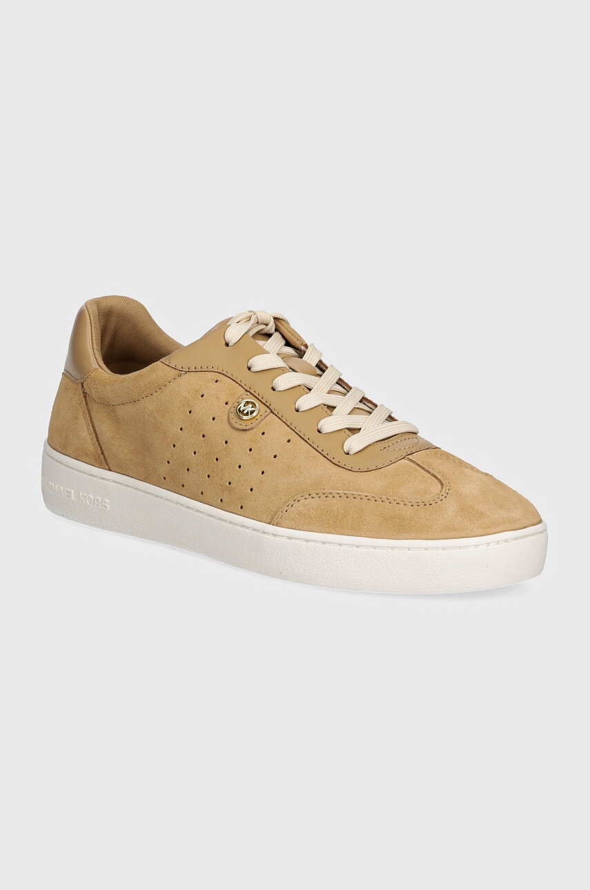 

Велурени маратонки MICHAEL Michael Kors Scotty в кафяво 43T4SCFS1S 222, Кафяв