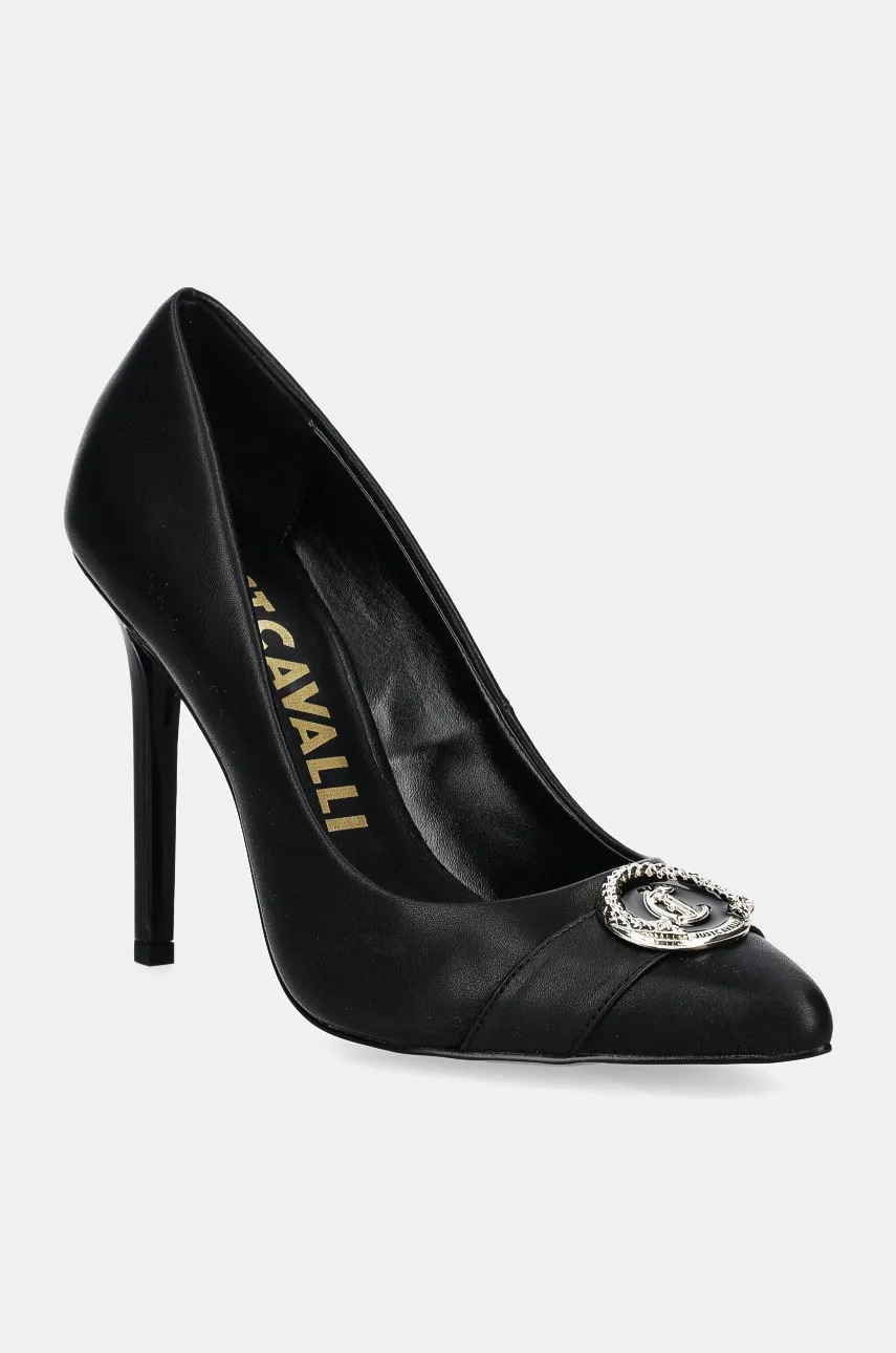 Just Cavalli stilettos de piele culoarea negru, 77RA3S03 Just Cavalli stilettos de piele culoarea negru, 77RA3S03