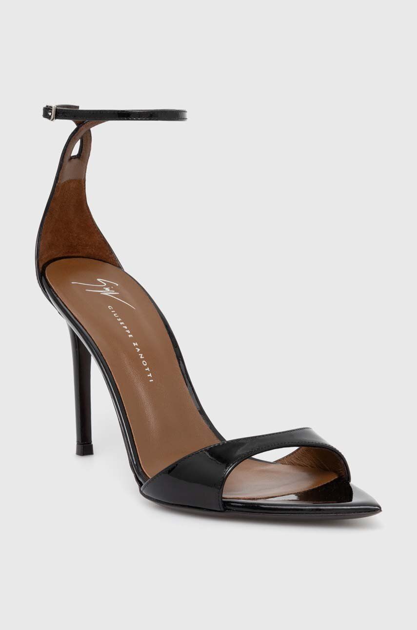 Giuseppe Zanotti sandale de piele Intrigo culoarea negru, I400006.002