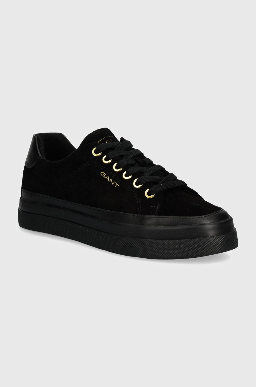 Gant sneakers din piele intoarsă Avona culoarea negru, 29533678 G00
