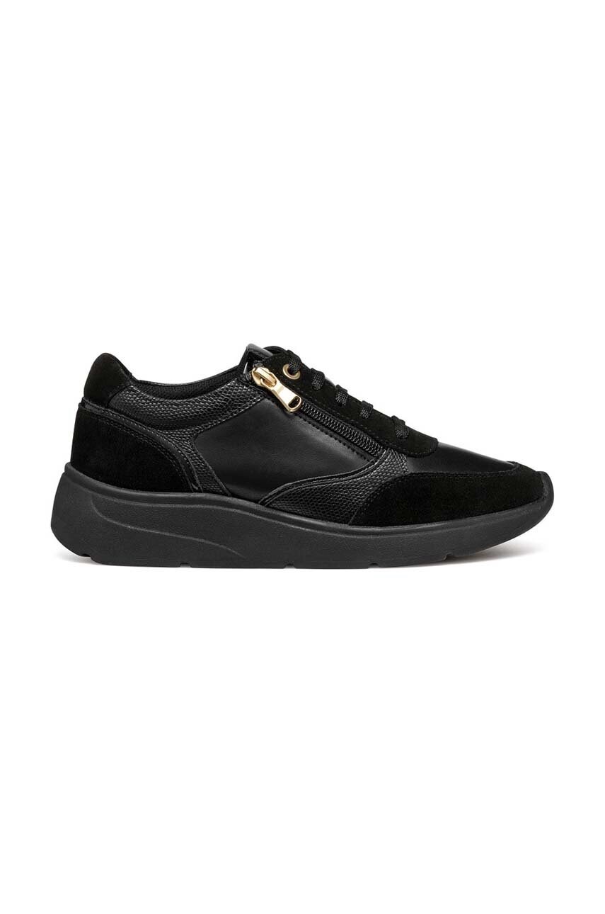 Geox sneakers D CRISTAEL culoarea negru, D45MXE 05422 C9999