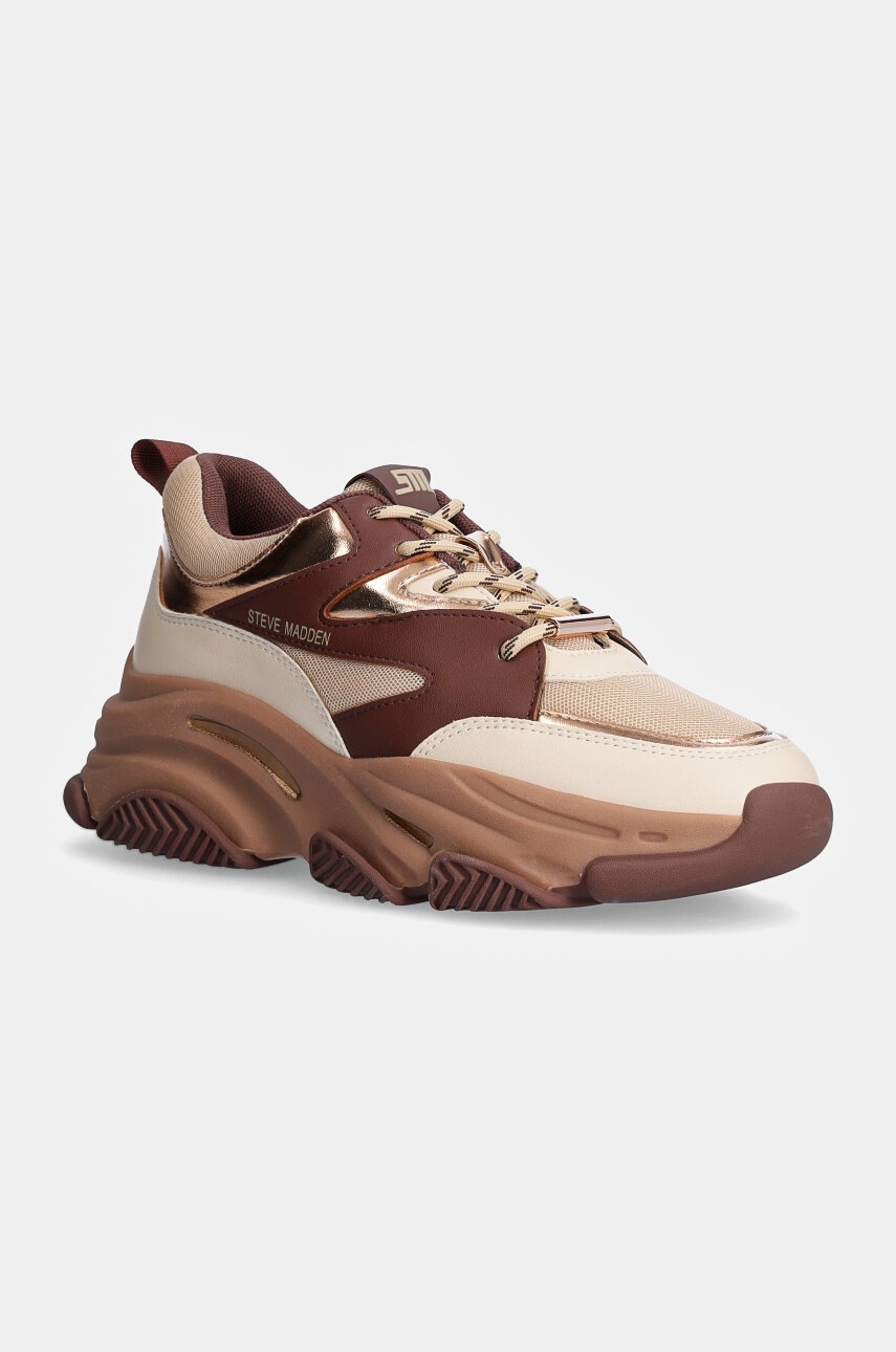 Steve Madden sneakers Progressive culoarea maro, SM19000096