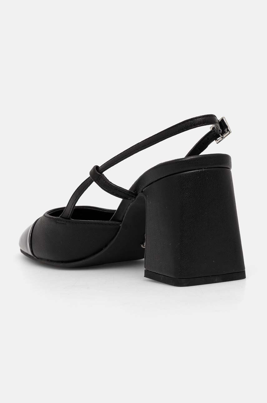 Steve Madden körömcipő Zeina fekete, magassarkú, nyitott sarokkal, SM11003126 termék 2. képe