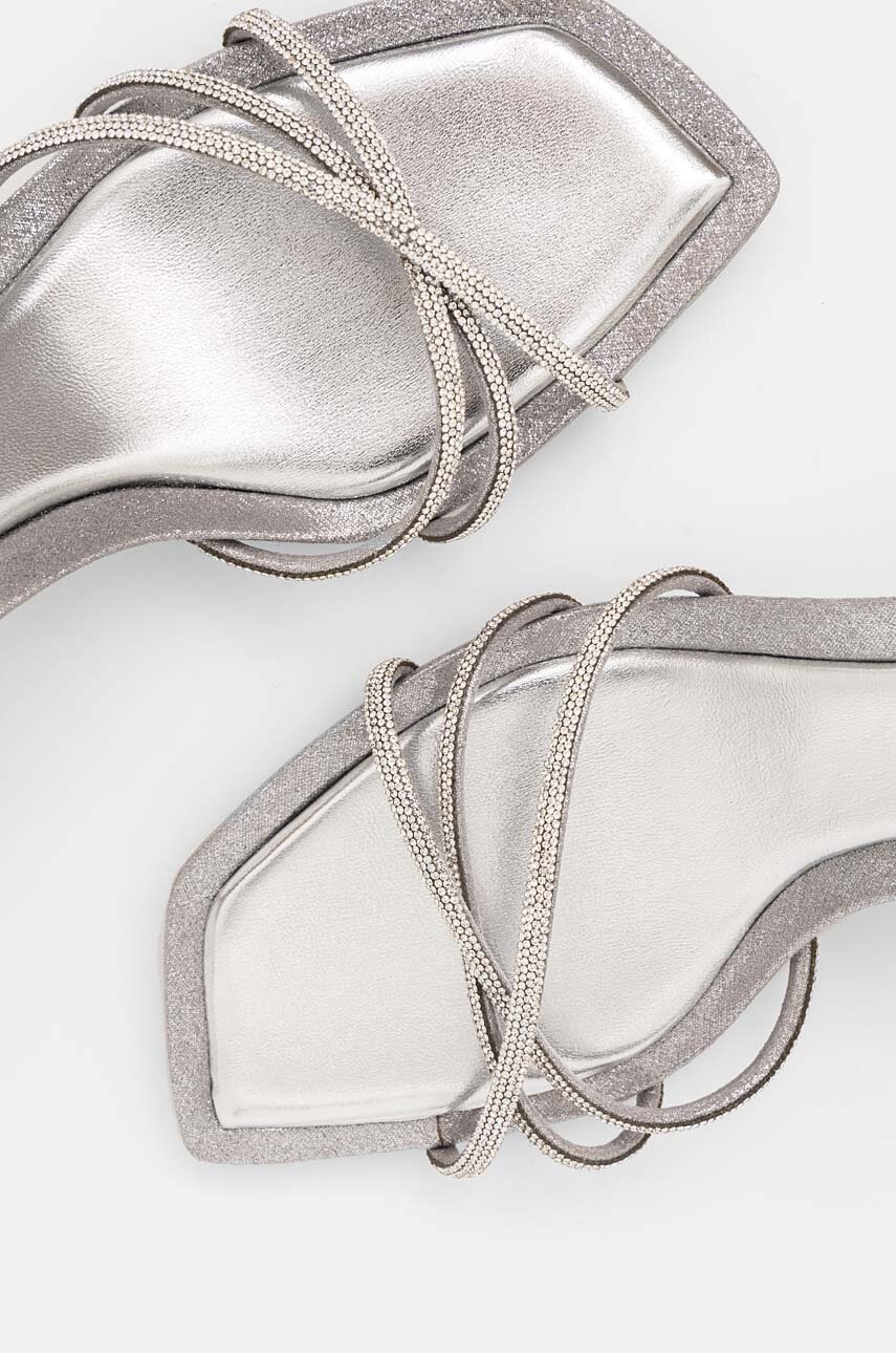 Πέδιλα Steve Madden Legit χρώμα: ασημί, SM11003270 φωτογραφία