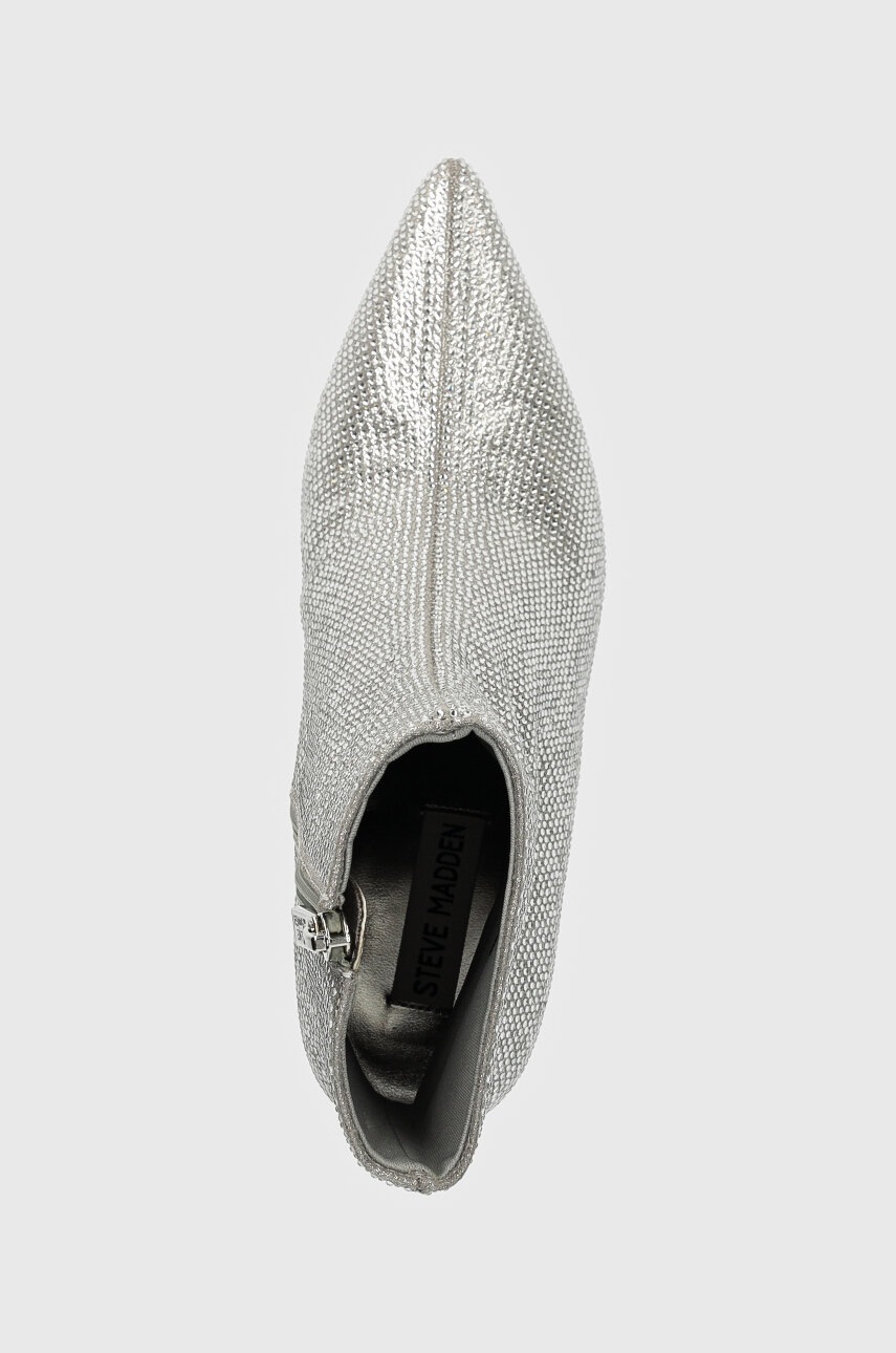 Черевики Steve Madden Lulah-R жіночі колір срібний на шпильці SM11003281 