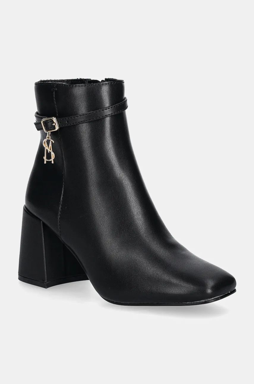 

Боти Steve Madden Risa-E в черно с дебел ток SM19000116, Черен