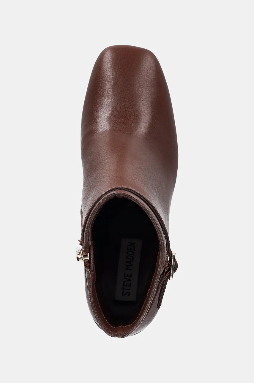 Черевики Steve Madden Risa-E жіночі колір коричневий каблук блок SM19000116 