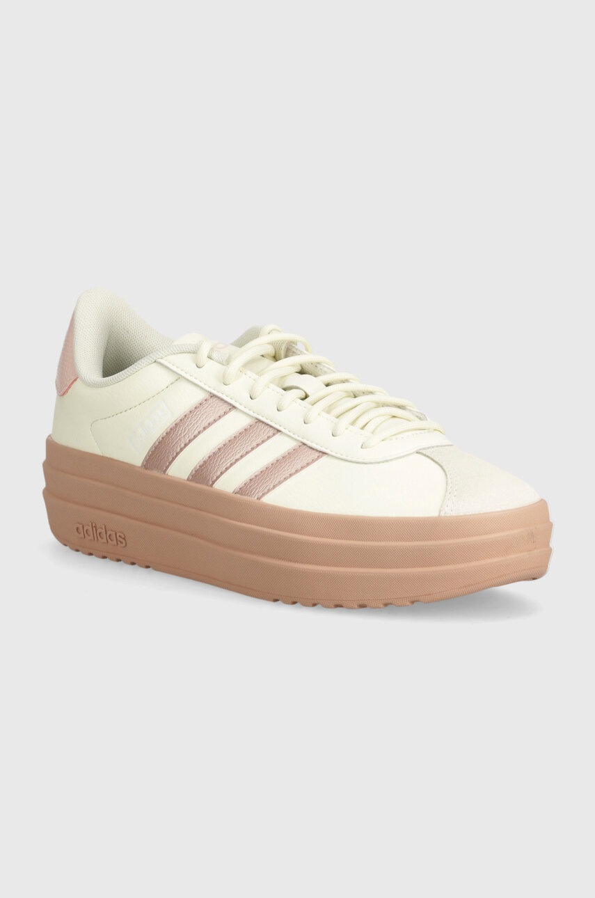 adidas sneakers Vl Court Bold culoarea bej, IH3080