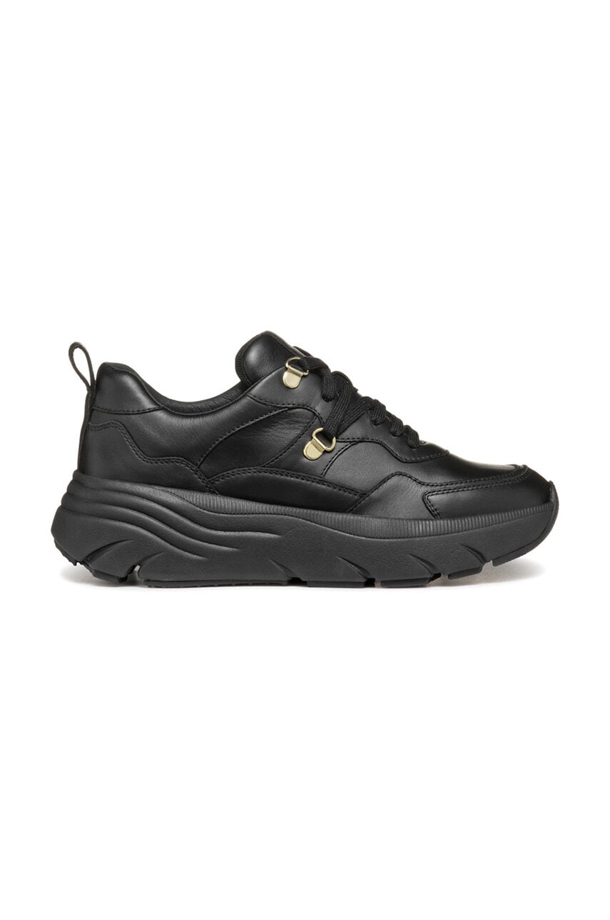 Geox sneakers din piele D DIAMANTA culoarea negru, D36UFE 00085 C9999