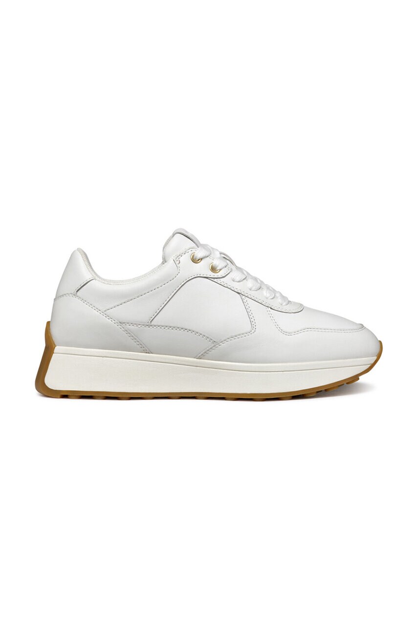 Geox sneakers din piele D AMABEL culoarea alb, D46MDA 00085 C1000