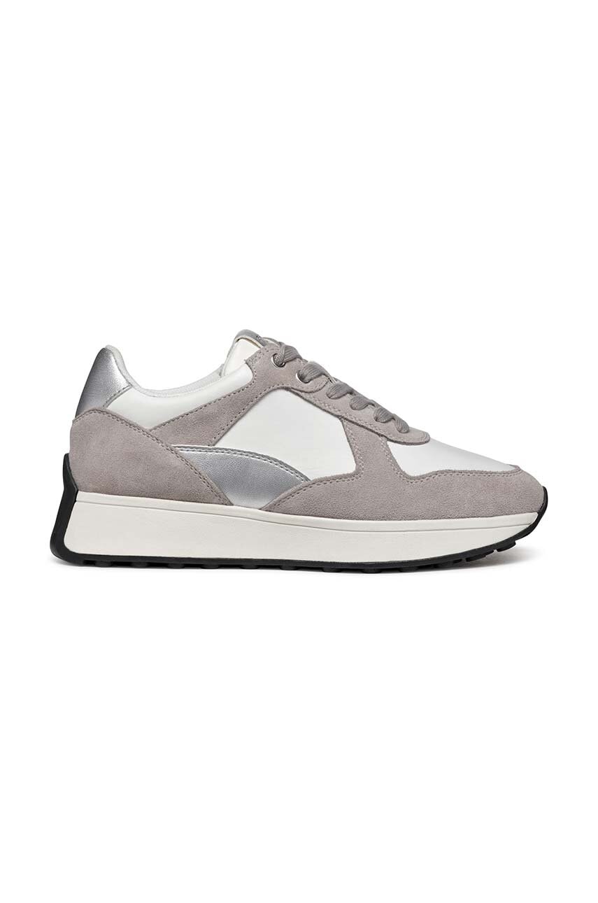 Geox sneakers din piele D AMABEL culoarea bej, D46MDA 08522 C1Z5Y