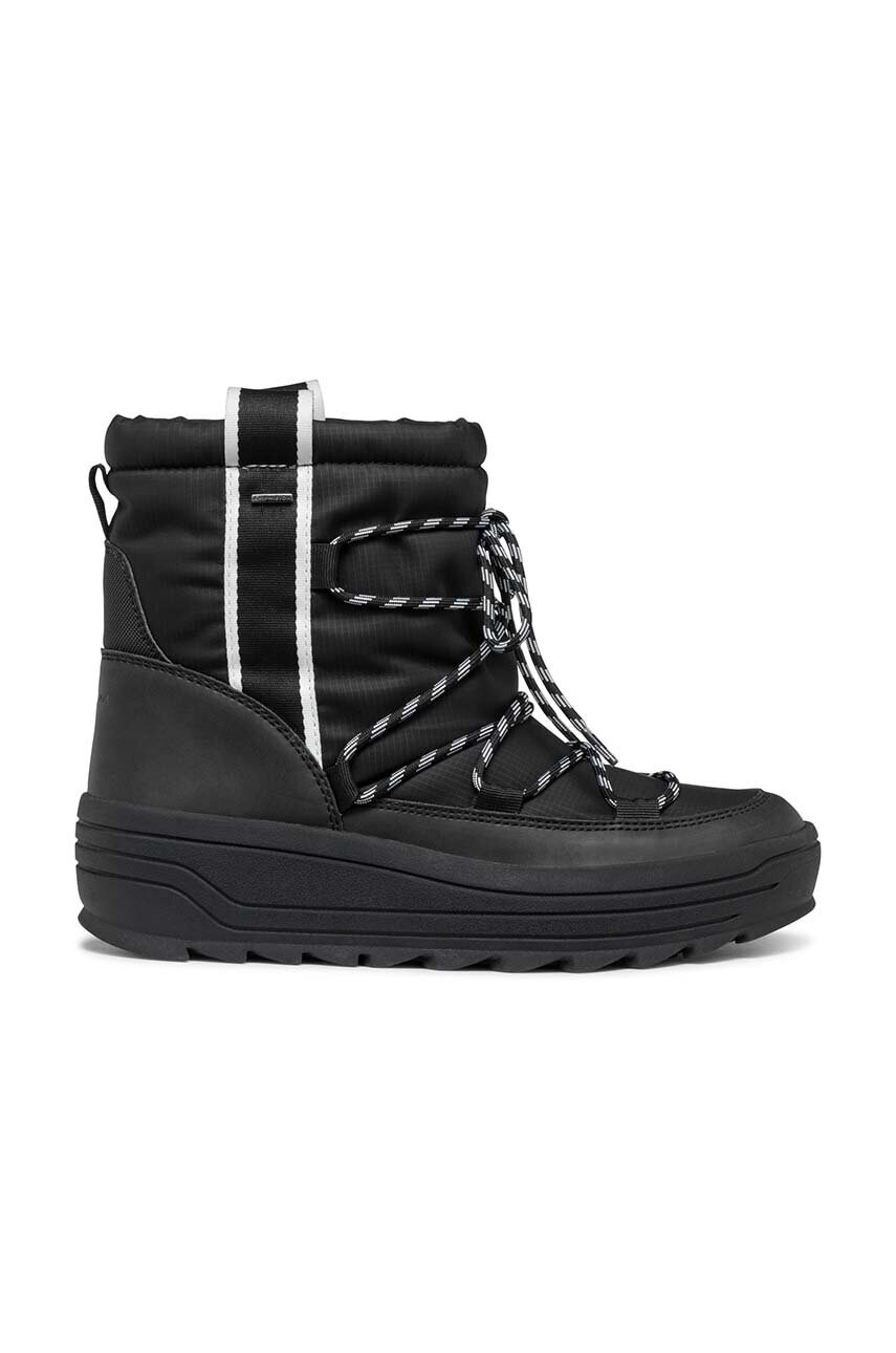 Geox cizme de iarna D MILLEINY B ABX femei, culoarea negru, cu platforma, izolat, D46WNA 0FUME C9999