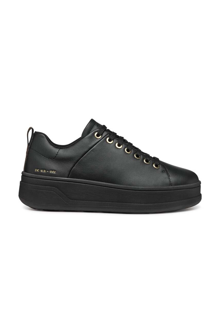 Geox Adidasi din piele D SPHERICA ECUB-2 culoarea negru, D46WVA 00085 C9997