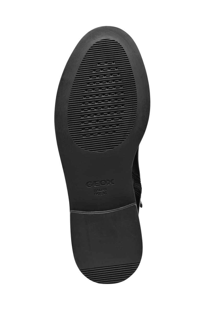 Δερμάτινες μπότες Geox D SERILDA γυναικείες, χρώμα: μαύρο, D46WYA 00043 C9999 φωτογραφία