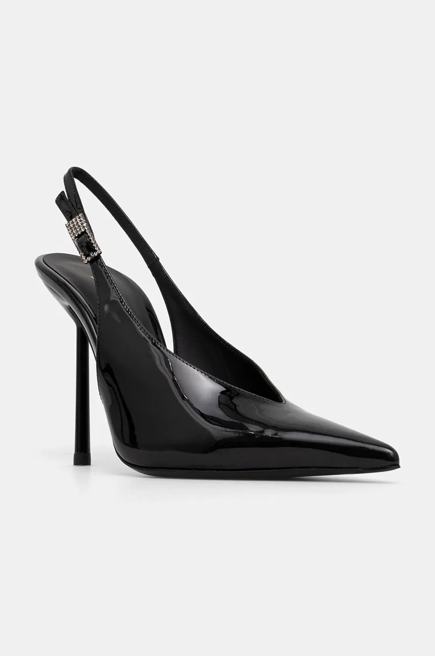 Le Silla pantofi cu toc Chanel Clivage culoarea negru, 4225C100BLPPKAB001 Le Silla pantofi cu toc Chanel Clivage culoarea negru, 4225C100BLPPKAB001