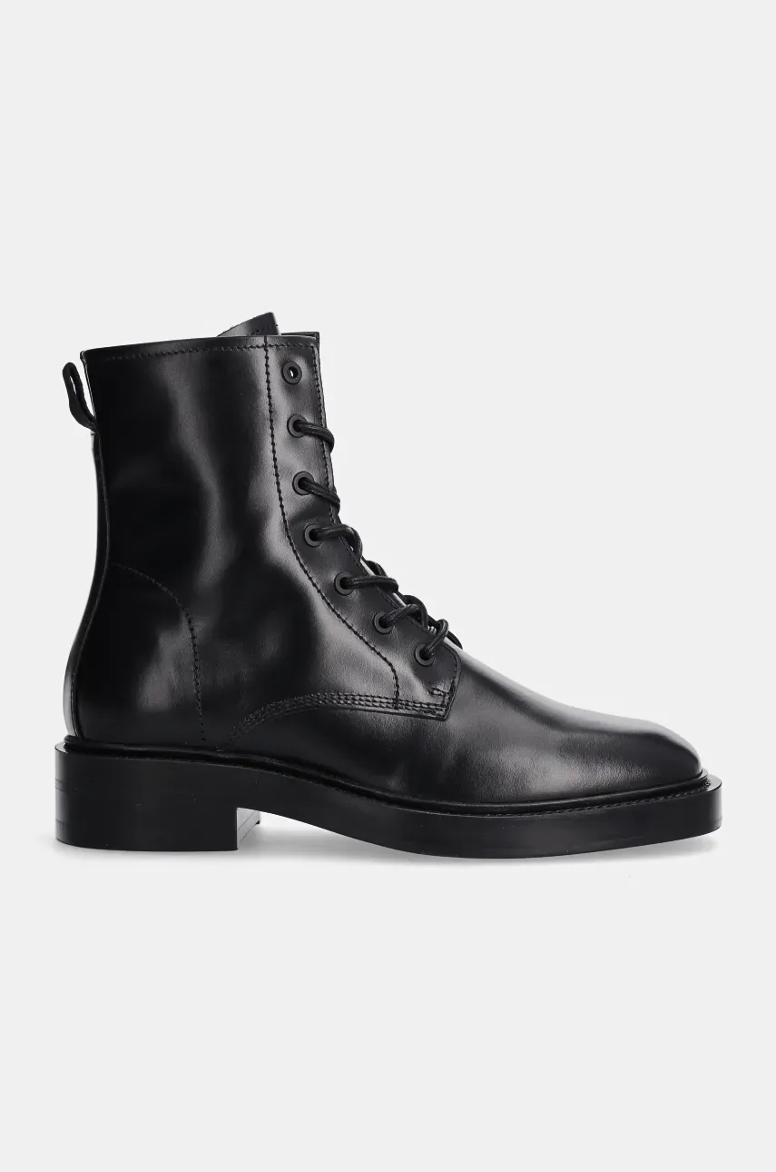 Кожаные полусапоги Gant Fallwi женские цвет чёрный на платформе 29541769 G00 Кожаные полусапоги Gant Fallwi женские цвет чёрный на платформе 29541769 G00