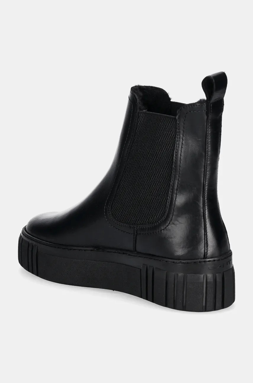Gant bőr bokacsizma Snowmont fekete, női, téliesített, platformos, 29551787 G00 termék 2. képe