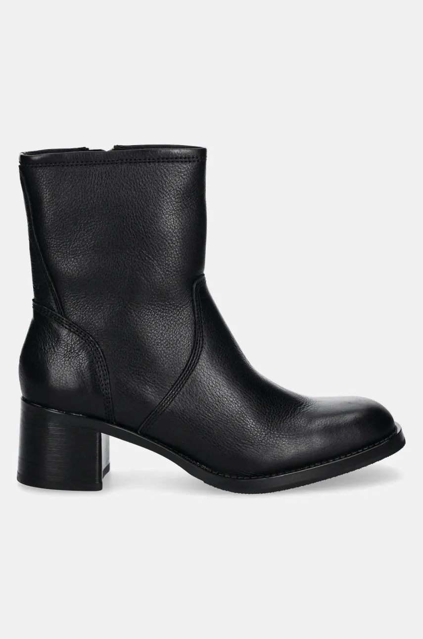Кожаные полусапожки Gant Workdale женские цвет чёрный каблук кирпичик 29541796 G00 Кожаные полусапожки Gant Workdale женские цвет чёрный каблук кирпичик 29541796 G00