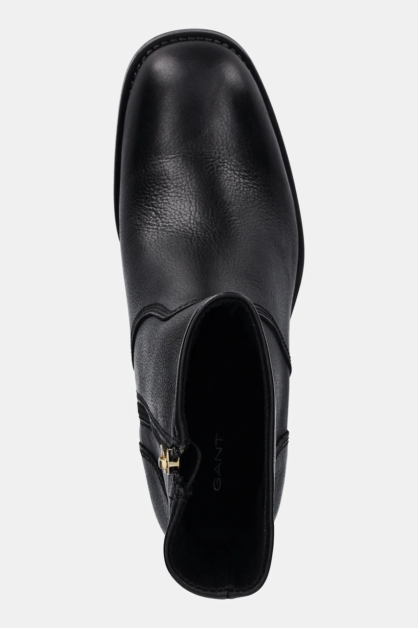 Δερμάτινες μπότες Gant Workdale γυναικείες, χρώμα: μαύρο, 29541796 G00 φωτογραφία