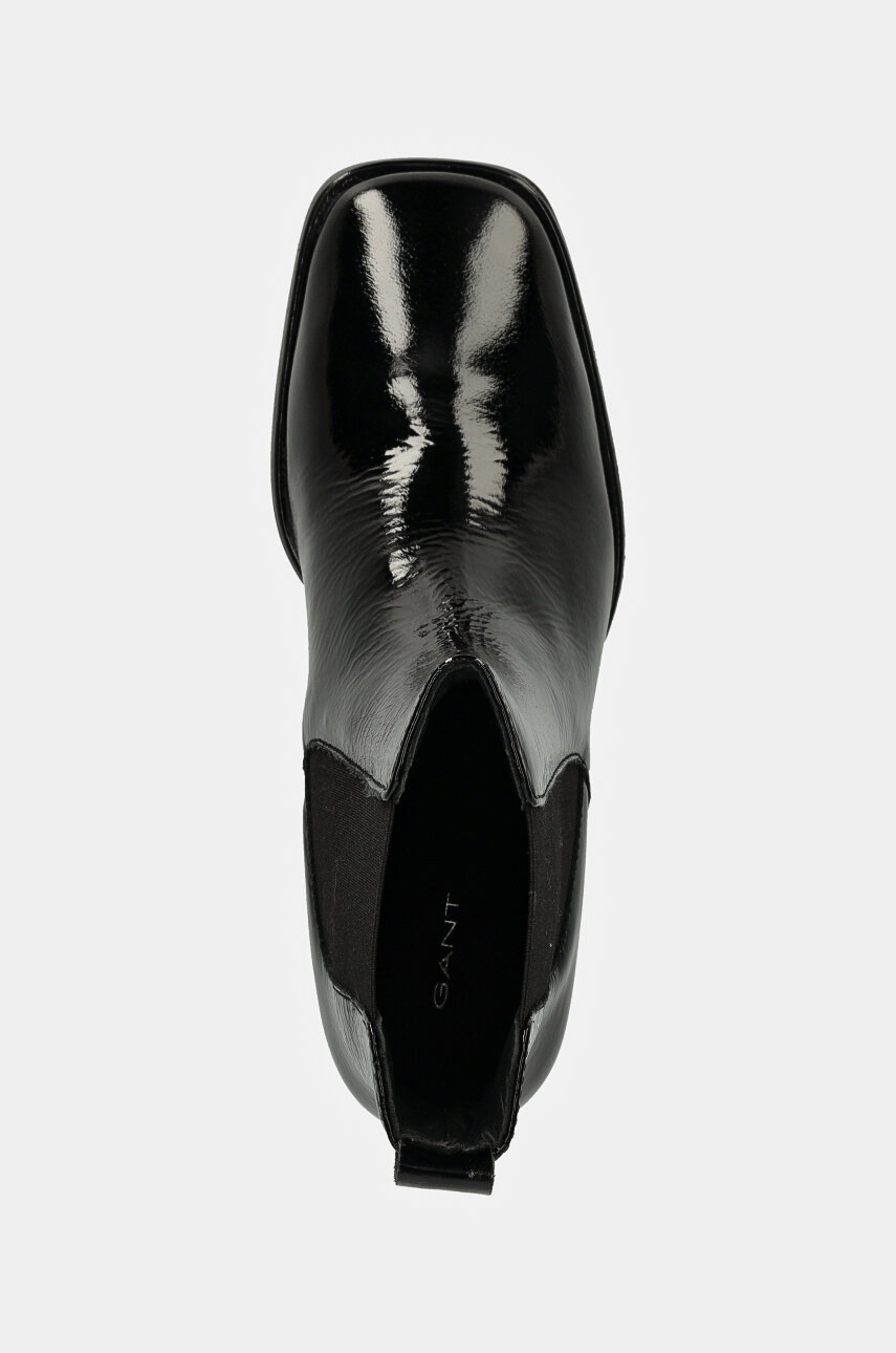 Δερμάτινες μπότες τσέλσι Gant Gwenety γυναικείες, χρώμα: μαύρο, 29551776 G00 φωτογραφία