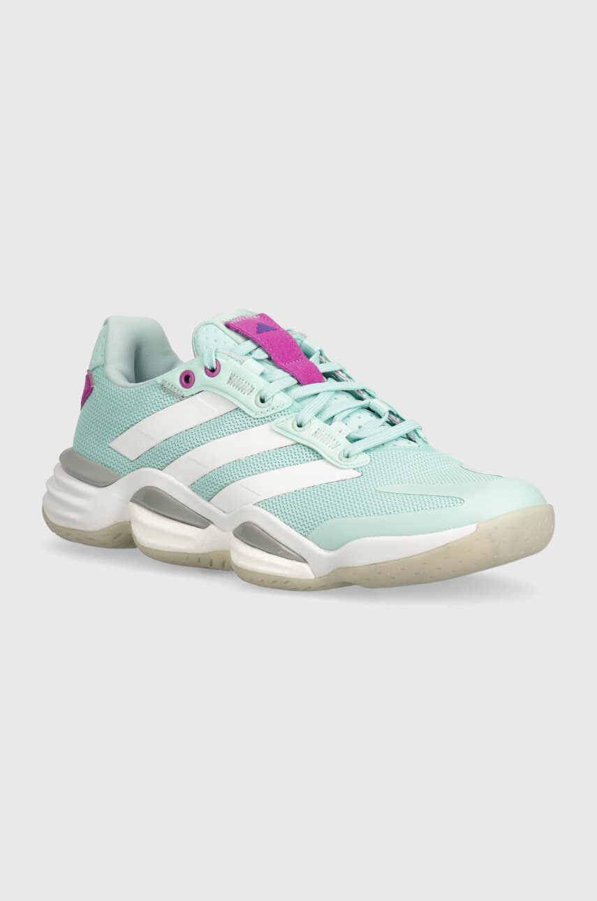 adidas Performance încălțăminte de interior Stabil 16 culoarea turcoaz, IE3586 adidas Performance încălțăminte de interior Stabil 16 culoarea turcoaz, IE3586