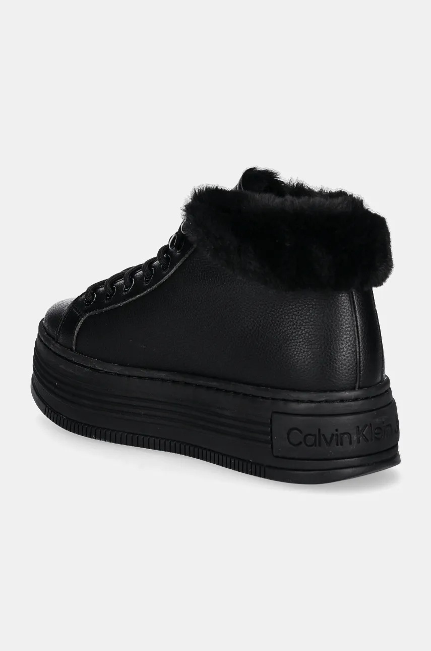 Kožené boty Calvin Klein Jeans BOLD PLATF LOW LACEUP MG LTH (obrázek 3)