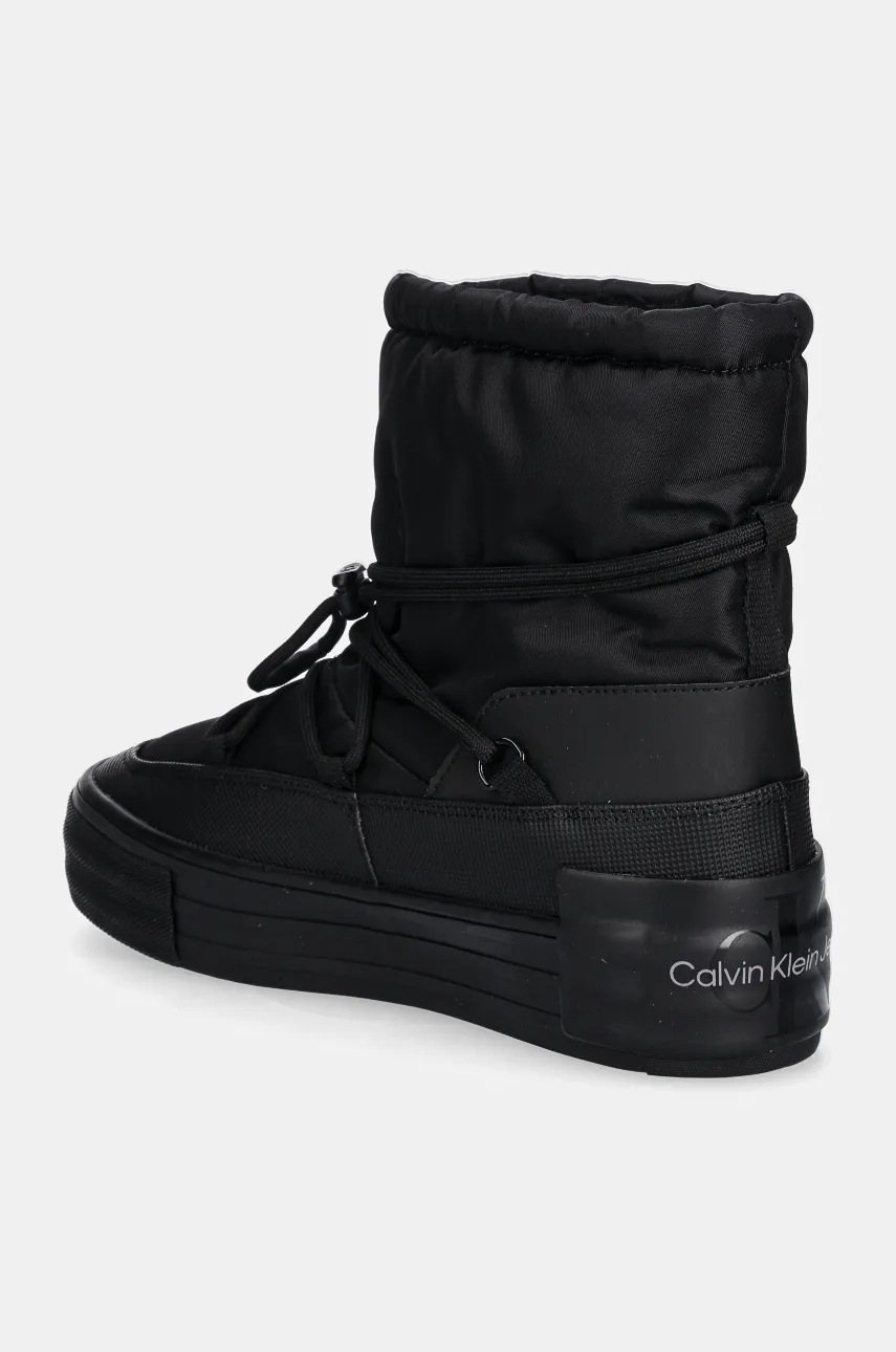 Зимові чоботи Calvin Klein Jeans VULC FLATFORM SNOW BOOT WN колір чорний YW0YW01591 