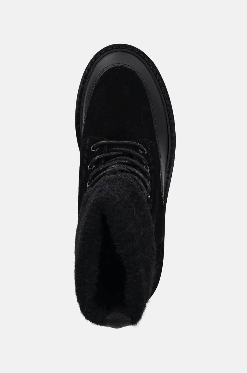 Μποτάκια Calvin Klein Jeans COMBAT MID LACE UP BOOT WL χρώμα: μαύρο, YW0YW01599 φωτογραφία