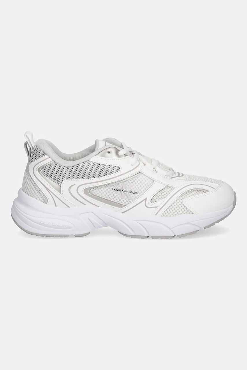 Кроссовки Calvin Klein Jeans RETRO TENNIS MESH ML цвет белый YW0YW01807 Кроссовки Calvin Klein Jeans RETRO TENNIS MESH ML цвет белый YW0YW01807