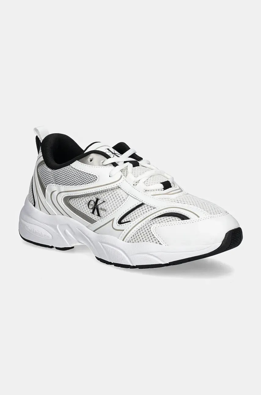 

Маратонки Calvin Klein Jeans RETRO TENNIS MESH ML в бяло YW0YW01807, Бял