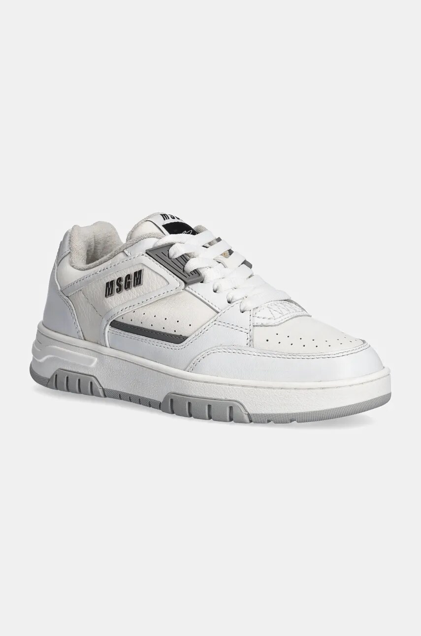 MSGM sneakers din piele culoarea alb, 3741MDS604 886