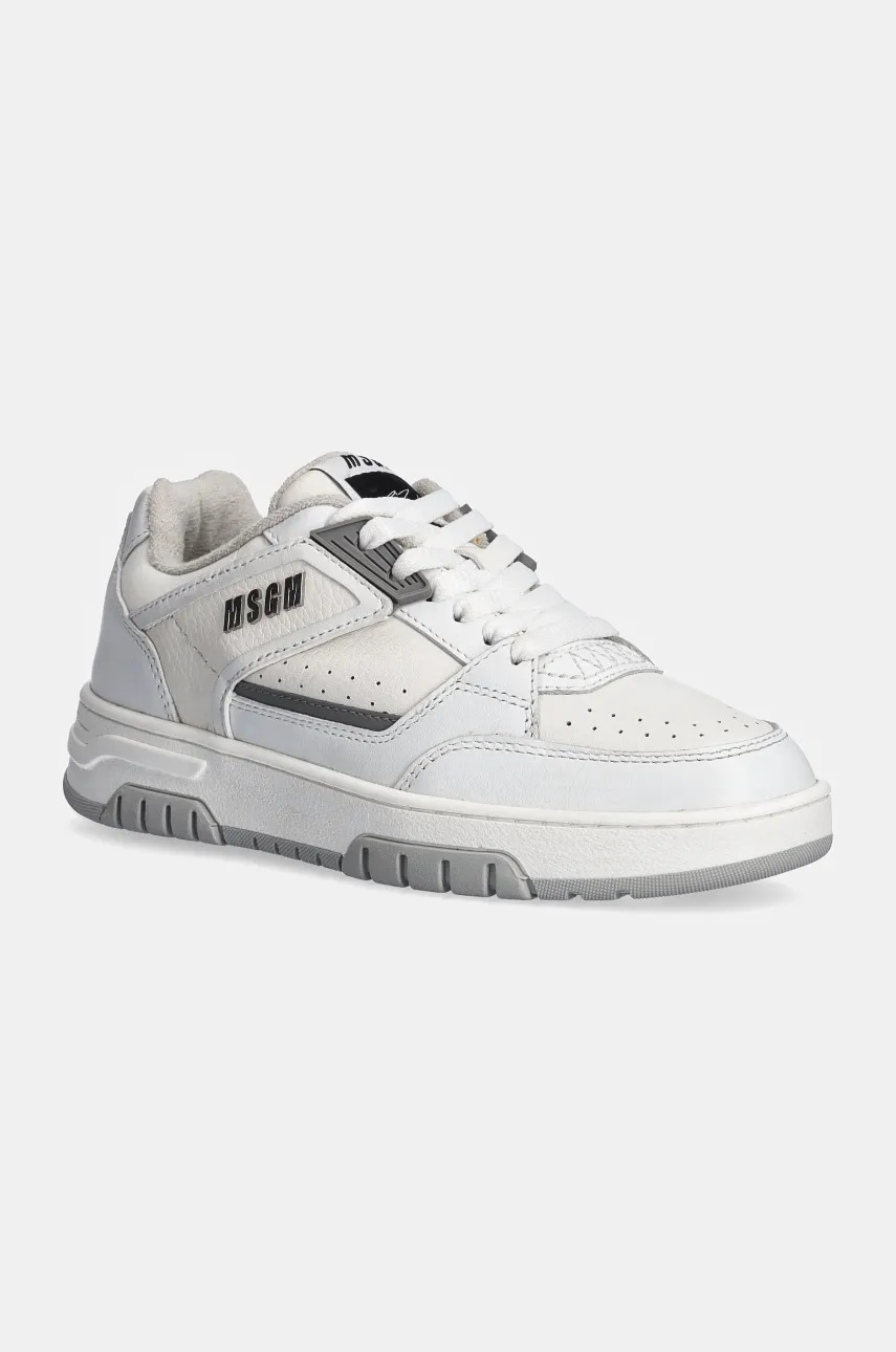 MSGM sneakers din piele culoarea alb, 3741MDS604 886