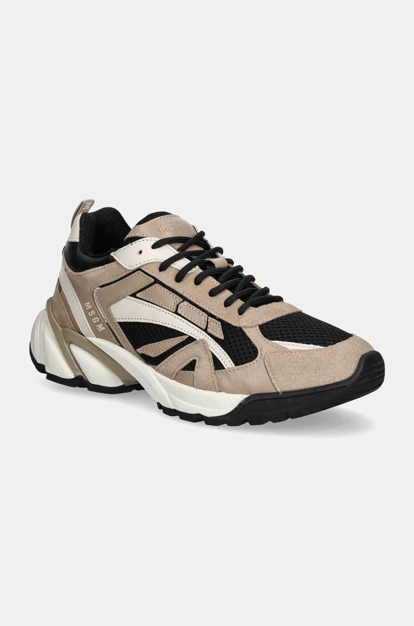 MSGM sneakers culoarea bej, 3741MDS301 914