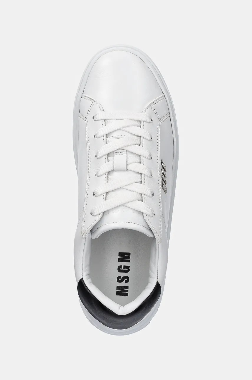 Αθλητικά MSGM χρώμα: άσπρο, 3741MDS506 787 φωτογραφία