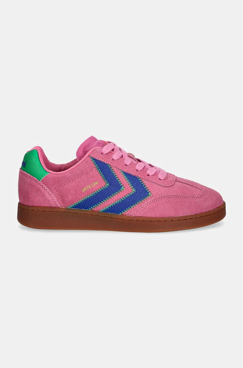 Замшевые кроссовки Hummel Vm78 Cph Lz цвет розовый 226234 Замшевые кроссовки Hummel Vm78 Cph Lz цвет розовый 226234