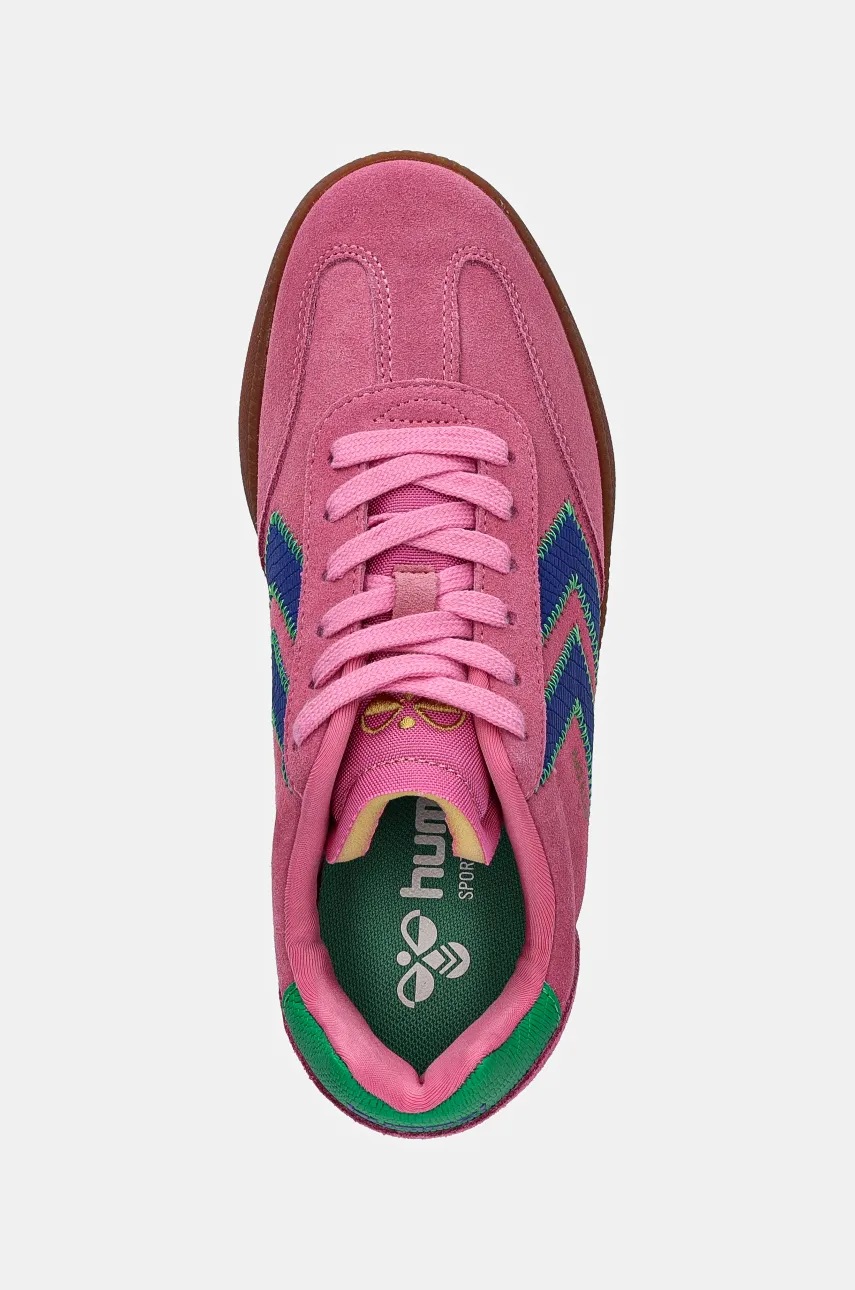 Σουέτ αθλητικά παπούτσια Hummel Vm78 Cph Lz χρώμα: ροζ, 226234 φωτογραφία