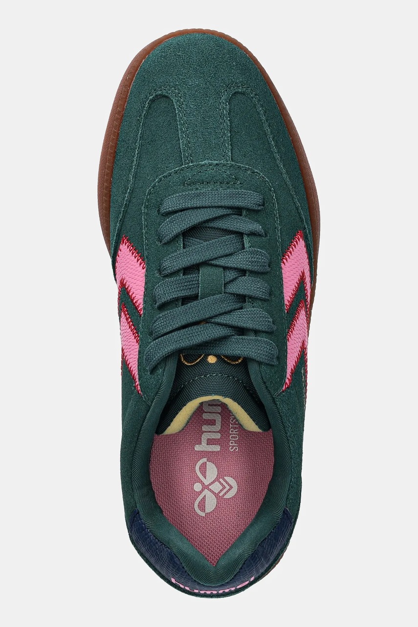 Σουέτ αθλητικά παπούτσια Hummel Vm78 Cph Lz χρώμα: πράσινο, 226234 φωτογραφία