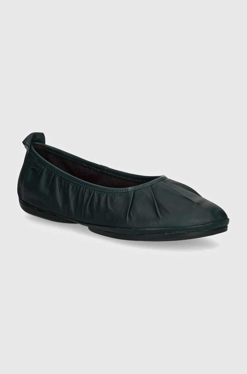 Camper balerini de piele Right Nina culoarea verde, K201704-002 Camper balerini de piele Right Nina culoarea verde, K201704-002
